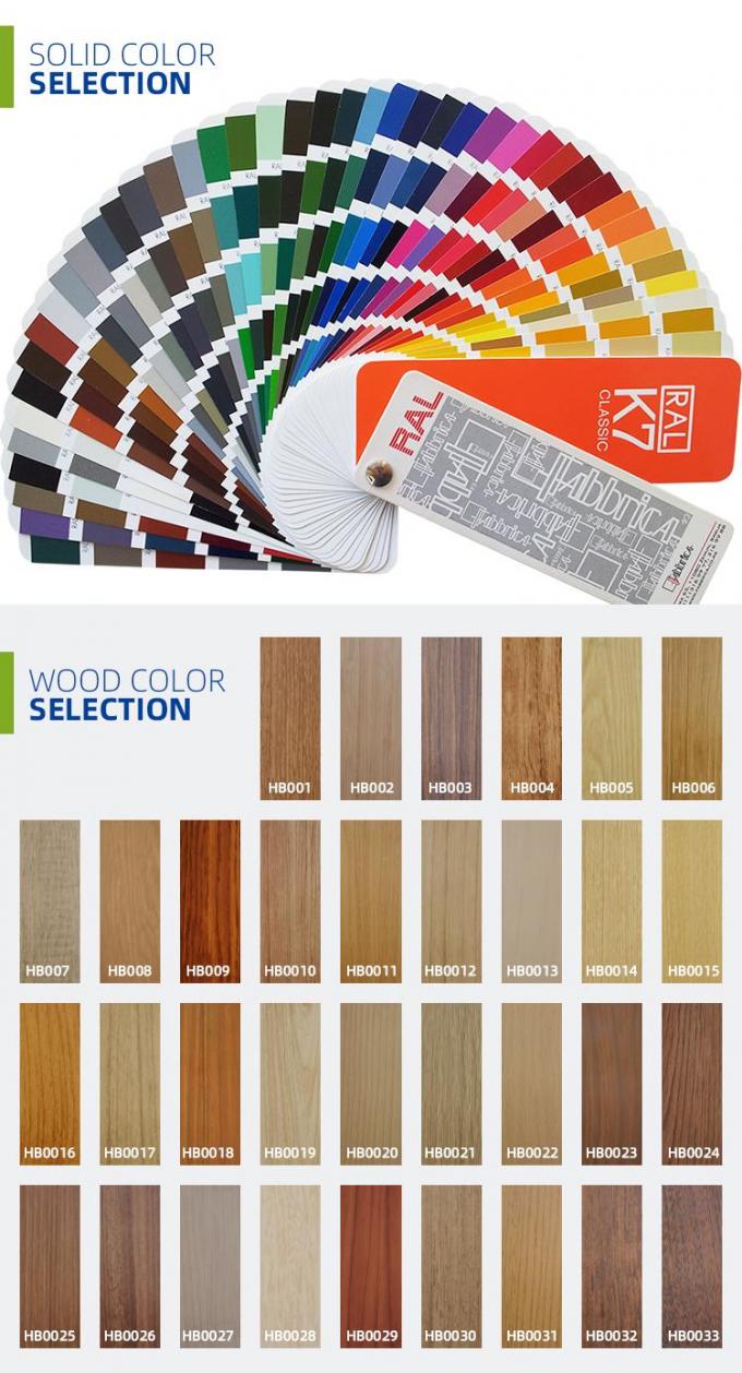 ইন্টিরিওর ওডিএম ডিজাইন 3.0 মিমি বেধ অ্যালুমিনিয়াম ব্যহ্যাবরণ 5