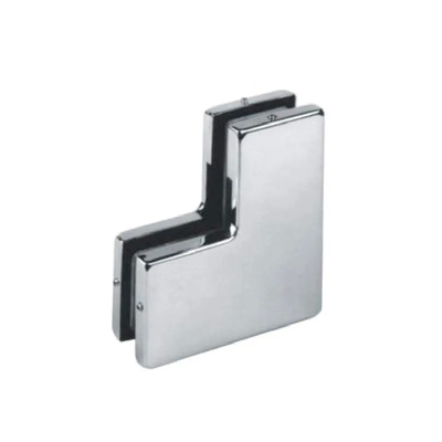 Stainless Steel 201 Panel Corner L Patch For Frameless Glass Entrance Door