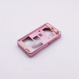 High Precision Aluminum Cases CNC Machining Parts In Pink Color Anodized